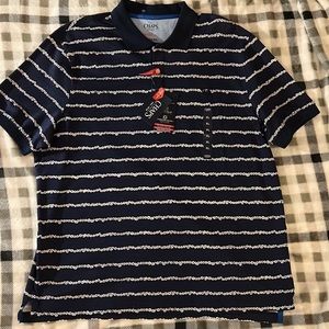 Chaps Performance Polo Shirt Size XL Midnight Navy Every Day Polo